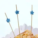 Thumbnail 3 of Boxjourney ไม้เสียบดาวสีฟ้ายาว 12 ซม. (100 ใบ/แพค)