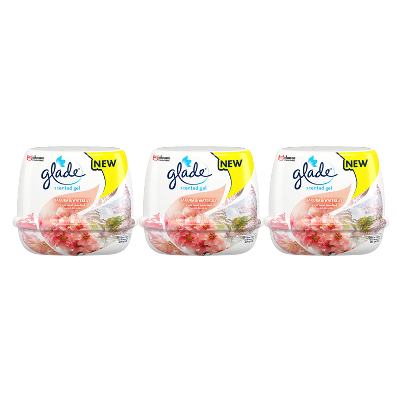 GLADE Scented Gel Sakura 180 g x 3