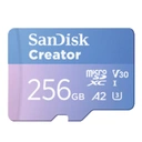 Thumbnail 1 of แซนดิสก์ เมมโมรี่การ์ด SanDisk MicroSDXC 256GB Creator Series A2 C10 รุ่น SDSQXAV-256G-GN6MS