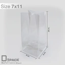Thumbnail 1 of Depack BG7x11 ถุงพลาสติกพับข้างใส (PPT.พับข้างใส) ขนาด 7x11 นิ้ว (1 แพ็ค/ 500 กรัม)