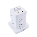 Thumbnail 2 of โตชิโน่ ปลั๊กไฟ Plug Tower 8 Sockets 16A 3600W PD+QC 20W สีขาว