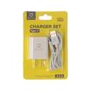 Thumbnail 4 of คิวพลัส อะแดปเตอร์ รุ่น TG07 2 ช่อง USB-A พร้อมสายชาร์จ USB-C สีขาว