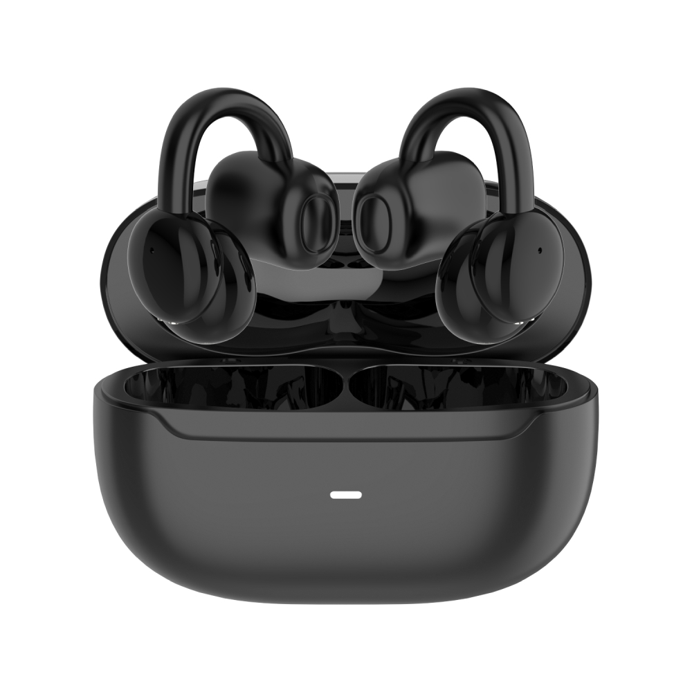 QPLUS Open Earbuds TWS Ultra-Light YKS96 Black
