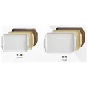 Thumbnail 3 of FIGURE ถาดเสริฟพลาสติกมีหูจับ ขนาด 12x17 นิ้ว สีขาวครีม แพ็ค2