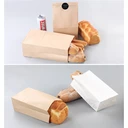 Thumbnail 3 of BIOPACK ถุงกระดาษ (#414-25x33x14 ,50ใบ) ถุงคราฟท์สีน้ำตาล มีก้น ตั้งได้ ถุงน้ำตาล อเนกประสงค์ ใส่ขนม ใส่เฟรนฟราย ถุงก้นตั้ง ถุงขยายข้าง Food Grade