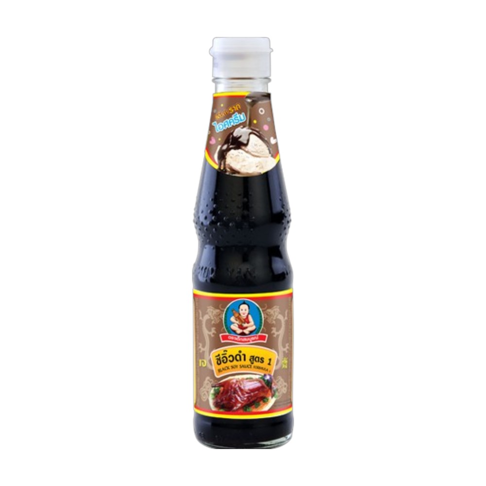 DEKSOMBOON Brand Black Soy Sauce A (Brown Label) 410g