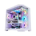 Thumbnail 1 of ดับเบิ้ลยูเจคลูแมน เคสคอมพิวเตอร์ Dreamer Plus Panorama ATX Tempered Glass Gaming Case สีขาว