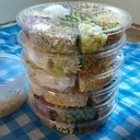 Thumbnail 5 of thefoodbox ถาดวงแหวน7ช่อง ถาดออร์เดิร์ฟ ถาดขนมหวาน ถาดบายศรี ถาดเมี่ยง [ถาดพร้อมฝา 20 ชุด]