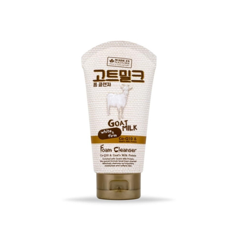 BEAUTY BUFFET FOAM CLEANSER MADE IN NATURE GOAT MILK WHITE&FIRM 100 ml.