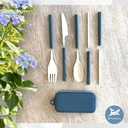 Thumbnail 3 of ช้อน ส้อม ชุดเดินทาง “MAGIC ME” น้ำเงินเข้ม || MAGIC ME Travel Cutlery Set น้ำเงิน (Navy Blue)