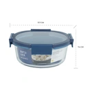 Thumbnail 2 of ซุปเปอร์ ล็อค กล่องแก้วถนอมอาหาร Blue Series ทรงกลม รุ่น 6215 950 มล.