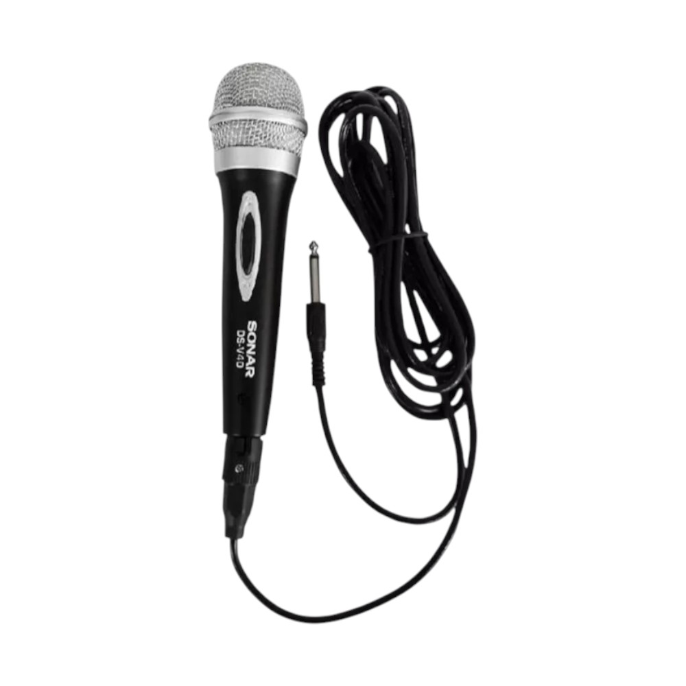 SONAR ไมค์คาราโอเกะ แบบสาย Dynamic ไฟแสดงสถานะการทํางาน ปรับเสียงไพเราะ รุ่น DS-V40