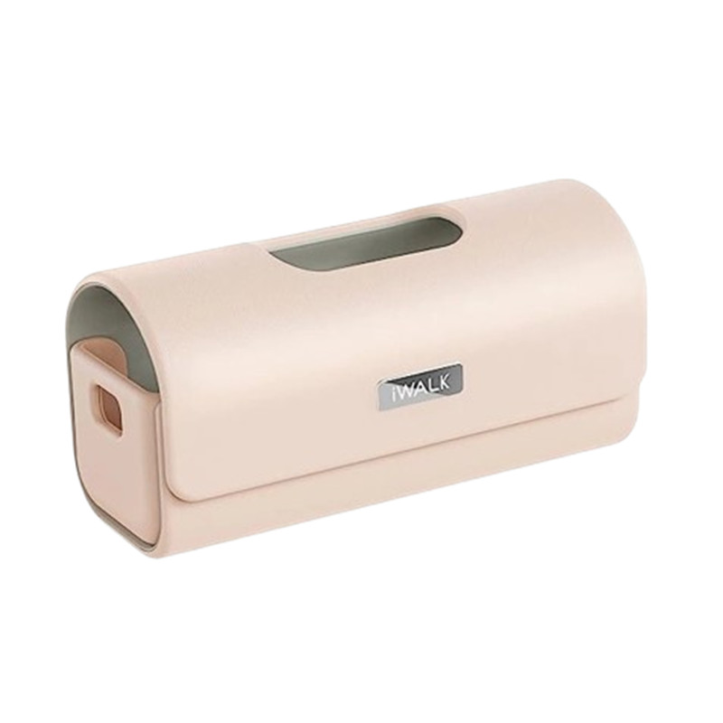 iWALK LinkPod Bag ซองหนังใส่แบตสํารองแบบพกพา เล็กกะทัดรัด เข้ารูปลงตัว พกพาง่าย สุดหรู สีชมพู