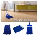 Thumbnail 2 of ผ้าม็อบถูเปียก  6 นิ้ว สีน้ำเงิน