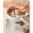 Thumbnail 5 of PINJU หม้อเคลือบ (S ขาว เฉพาะหม้อ) หม้อสแตนเลส หม้อเคลือบหินอ่อน หม้อต้มนม หม้อตุ๋น หม้อพร้อมฝา หม้อด้าม หม้อเกาหลี