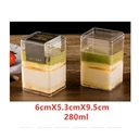 Thumbnail 2 of Mawincentershop กล่องมูสเค้ก รุ่น JGN003 กล่องพลาสติกเค้ก กล่องเค้กมูส พุดดิ้ง คุกกี้ 100 ชิ้น (ยกลัง)