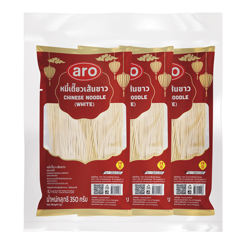 ARO White Noodles 350 g 3 pcs