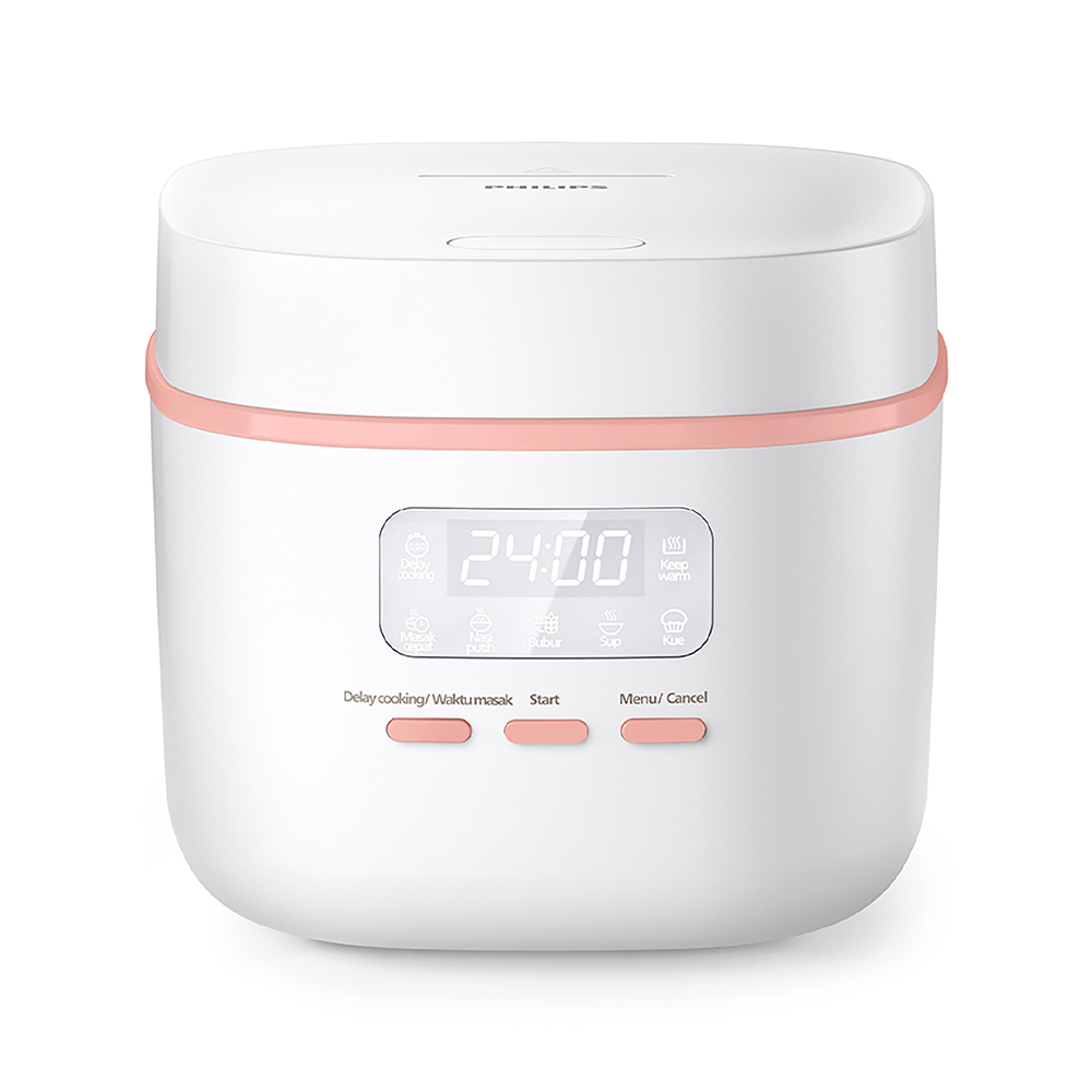PHILIPS Rice Cooker 0.54L รุ่น HD3064/35 White