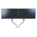 Thumbnail 1 of ERGONOZ Dual Monitor Arm Twin Astro White