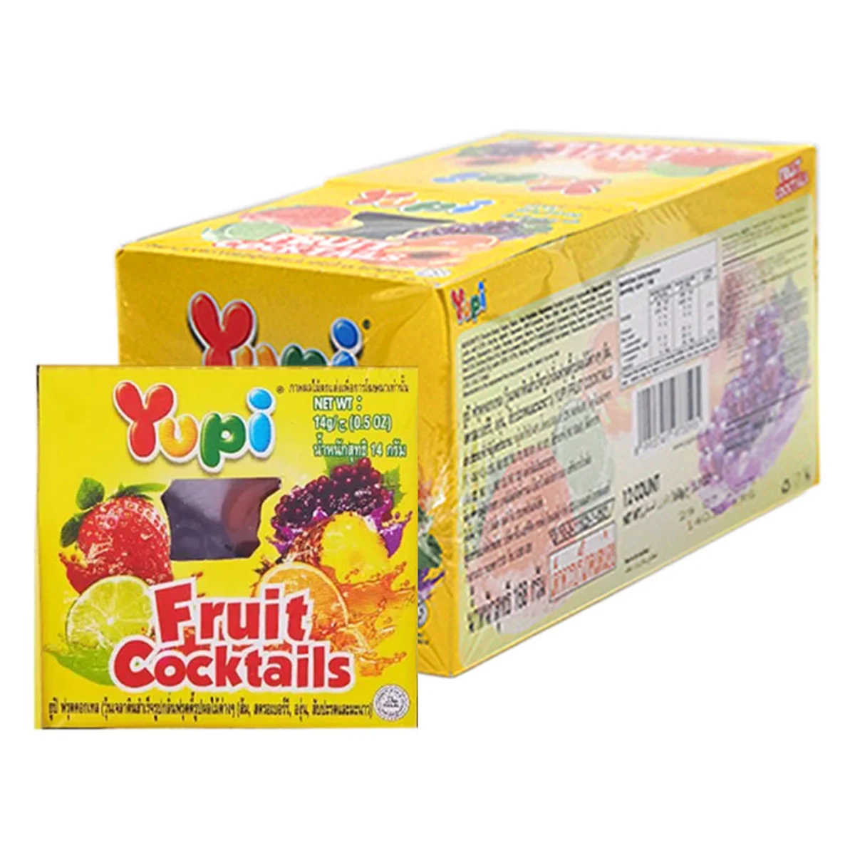 ยูปี้ ฟรุตคอกเทล 14 ก. x 12