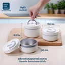 Thumbnail 2 of ซุปเปอร์ ล็อค ชุดกล่องถนอมอาหารสแตนเลส เก็บอุณหภูมิได้ รุ่น 9501 x 3 พร้อมกระเป๋าสำหรับพกพา