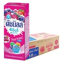 Thumbnail 1 of ดัชมิลล์ นมเปรี้ยว ยูเอชที รสเบอร์รี่รวม 4 ชนิด 180 มล. 48 กล่อง