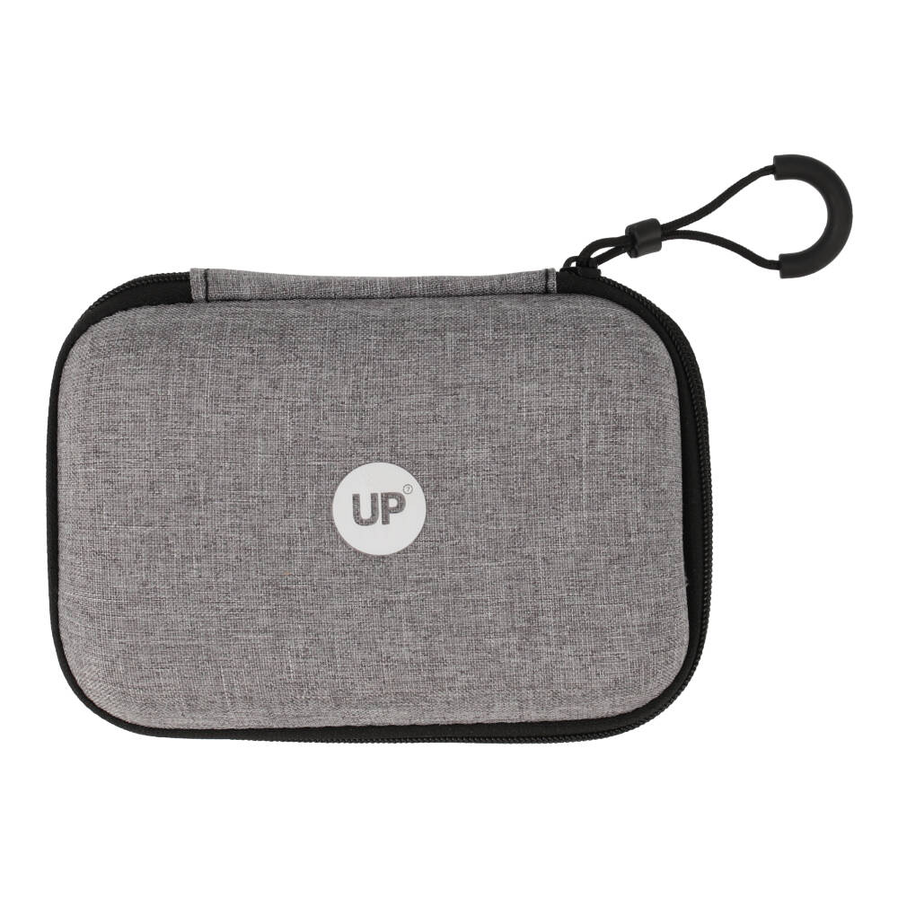 UP7 Tech Pouch Ziper bag 14x10x4 cm. Gray