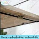 Thumbnail 2 of SandSukHome ชั้นวางของ 5 ชั้น พับได้ รุ่น SR5 ขาสีขาว แผ่นไม้สีโอ๊ค