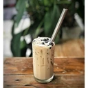 Thumbnail 4 of RePlanetMe หลอดชานมไข่มุกสแตนเลสพร้อมแปรง (แถมฟรี ถุงผ้าใส่หลอด) Bubble Tea Metal Straw Set (Free - Straw Pouch) ดำ (Black)