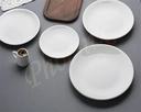 Thumbnail 4 of ฟีนิกซ์แวร์ จานใบบัวเซรามิค สีขาว ขนาด 12 นิ้ว ขนาด 31.0 x 31.0 x 3.1 ซม. x 6 ใบ