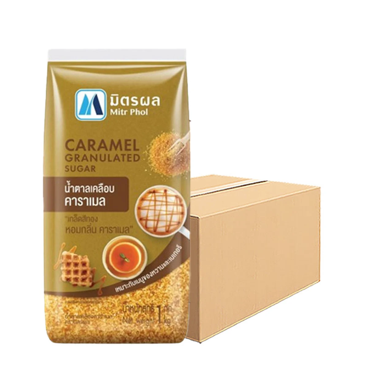 Mitrphol Sugar Caramel Granulated 1 kg x 20