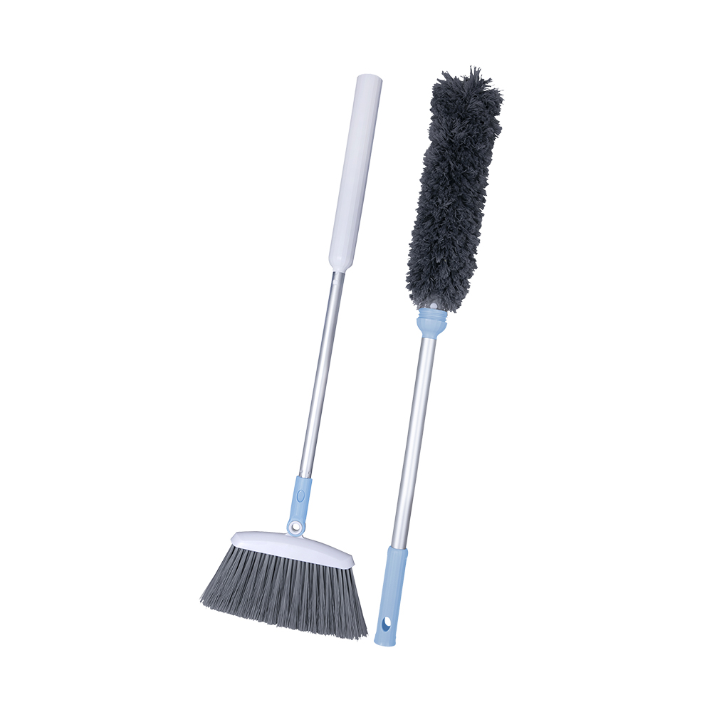 Poly-brite 2 In 1 broom & duster