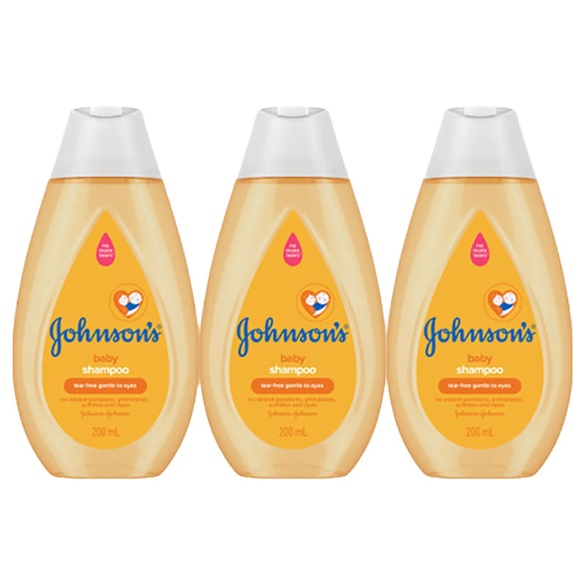 JOHNSON'S Baby Shampoo 200 ml x 3
