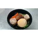 Thumbnail 3 of thefoodbox ถ้วยพลาสติกช่องเดียว พลาสติกใส เข้าไมโครเวฟได้ ถ้วยดำ - ฝาใส 7 ออนซ์ [ยกลัง 480 ชุด]