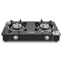 Thumbnail 1 of GMAX เตาแก๊สหน้ากระจก 2 หัว รุ่น GL-702B หัวเทอร์โบ