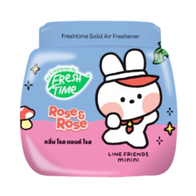 FreshTime X LINE FRIENDS เจลหอมปรับอากาศ น้ําหอมปรับอากาศ น้ําหอมดับกลิ่น กลิ่นLINE Rose&Rose ขนาด 155 กรัม