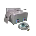 Thumbnail 1 of Gmax เตาทอดแก๊สอ่างคู่ 12 ลิตร รุ่น ZL72-P1 (ชุดสุดคุ้ม) รับประกัน 1 ปี