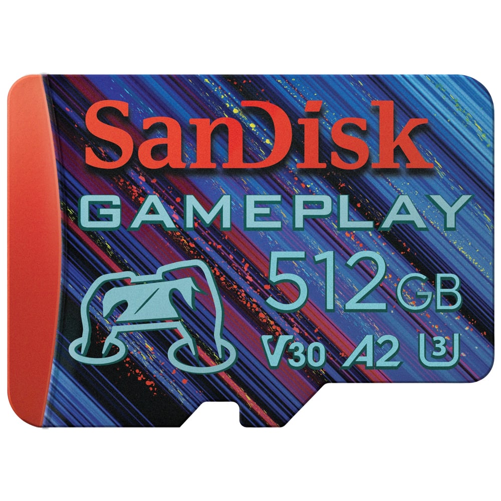 SANDISK MicroSDXC 512GB C10 Gameplay