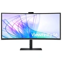 Thumbnail 1 of SAMSUNG ViewFinity Monitor LS34C650VAEXXT VA 2K Curved USB-C Webcam