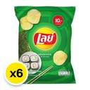 Thumbnail 2 of เลย์ คลาสสิค มันฝรั่งแท้ทอดกรอบ รสโนริสาหร่าย 25 ก. x 6