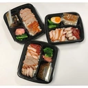 Thumbnail 5 of ลิงกล่องแก้ว กล่องข้าว 3 ช่อง สีดำ ฝาใส พร้อมฝา กล่องใส่อาหาร เข้าไมโครเวฟ กล่องแข็งแรง สะอาด P610 ขนาด 750 มล. [ยกลัง 200 ชิ้น]