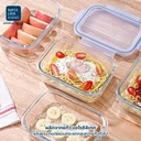 Thumbnail 4 of ซุปเปอร์ ล็อค ชุดกล่องแก้ว ทรงจตุรัส รุ่น SMART LOCK 460 มล. ซื้อ 2 แถม 2