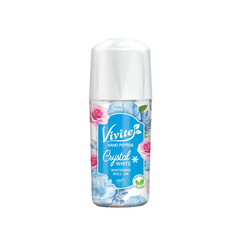 Vivite Crytal White Roll On Blue45ml.