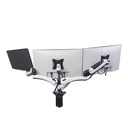 Thumbnail 3 of เออร์กอนอส แขนจับจอมอนิเตอร์ Triple Monitor Arm (EGN-02T) สีขาว