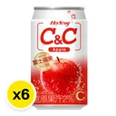 Thumbnail 2 of ซีแอนด์ซี น้ำอัดก๊าซแอปเปิ้ล 330 มล. x 6