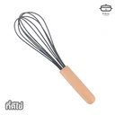 Thumbnail 1 of PINJU ที่ตีไข่ (เทา) ตะหลิวซิลิโคน ตะหลิวด้ามไม้ ตะหลิวซิลิโคนกันความร้อน อุปกรณ์ครัว เซ็ตตะหลิว ทัพพีซิลิโคน อุปกรณ์ทำอาหาร