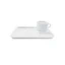 Thumbnail 1 of SB ชุดกาแฟ ถาดเสิร์ฟกาแฟมุมเหลี่ยม / แก้วกาแฟมีหู 9oz.