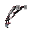 Thumbnail 1 of ERGONOZ Dual Monitor Arm Twin Armour EGN-ARMOUR-D Black/Red