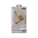 Thumbnail 4 of วาย สายชาร์จ USB-C to USB-C Magnetic Cable 65 วัตต์ 1.2เมตร สีทะเลทราย