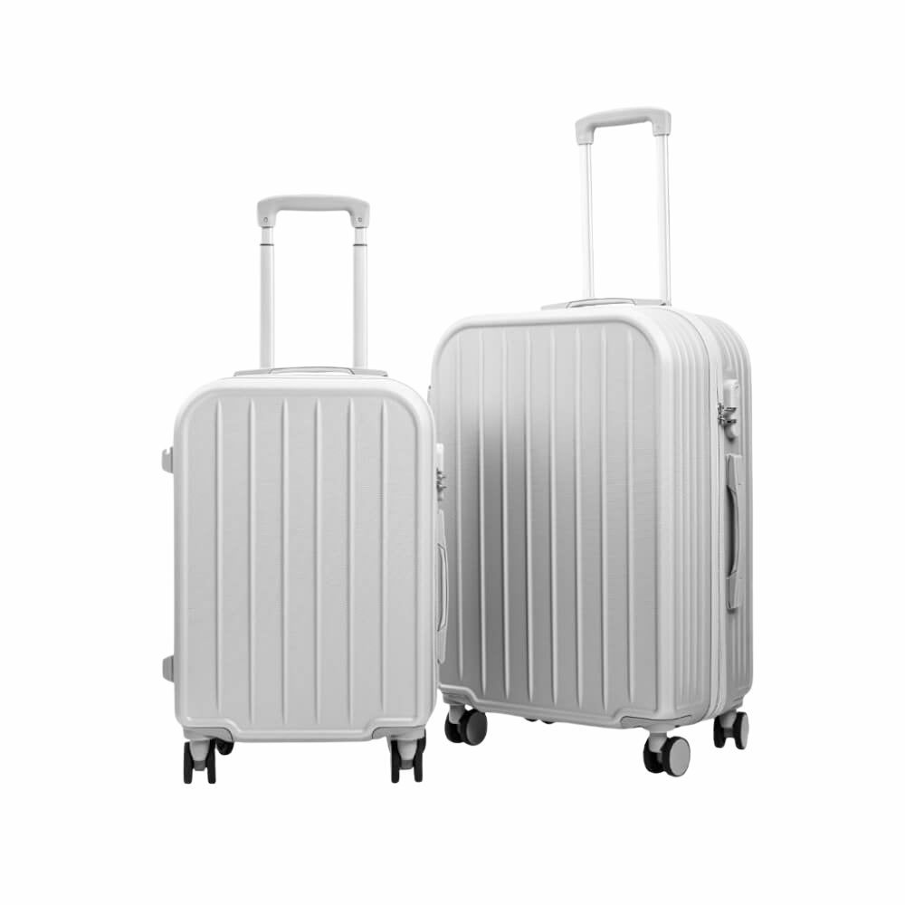 Deli กระเป๋าเดินทางล้อลาก 20นิ้ว สีเงิน รุ่น EH1056 1ชิ้น